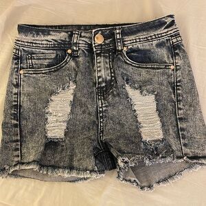 3/$15. Small ripped woman’s shorts